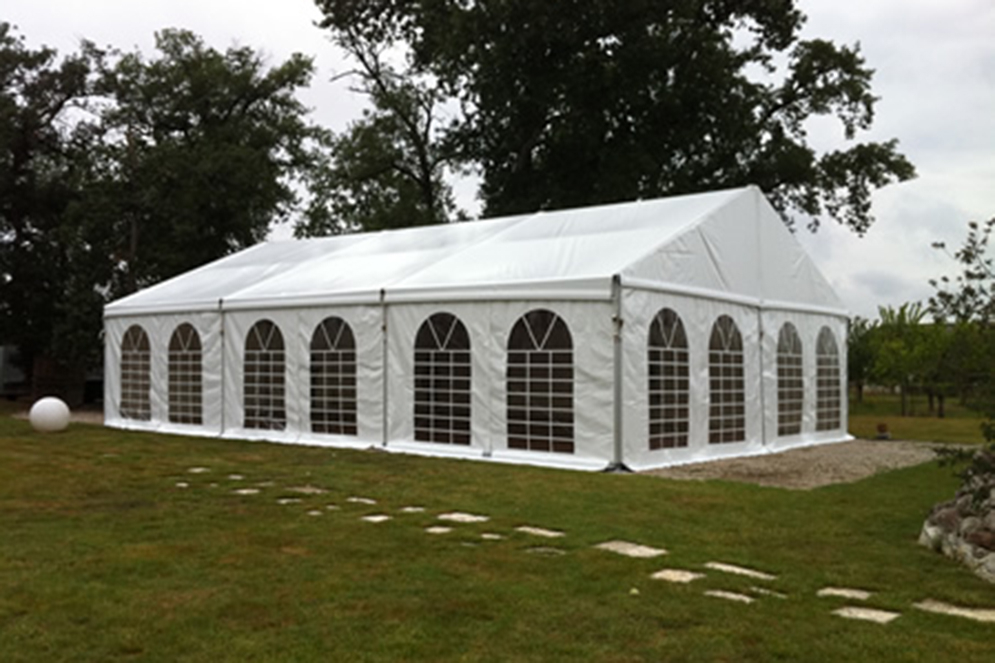 Montage Plancher pour Tente Silhouette, Château de Pennautier