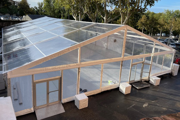 Réception Cocktail proche de Toulouse (31), Location de 3 pagodes de 5m x 5