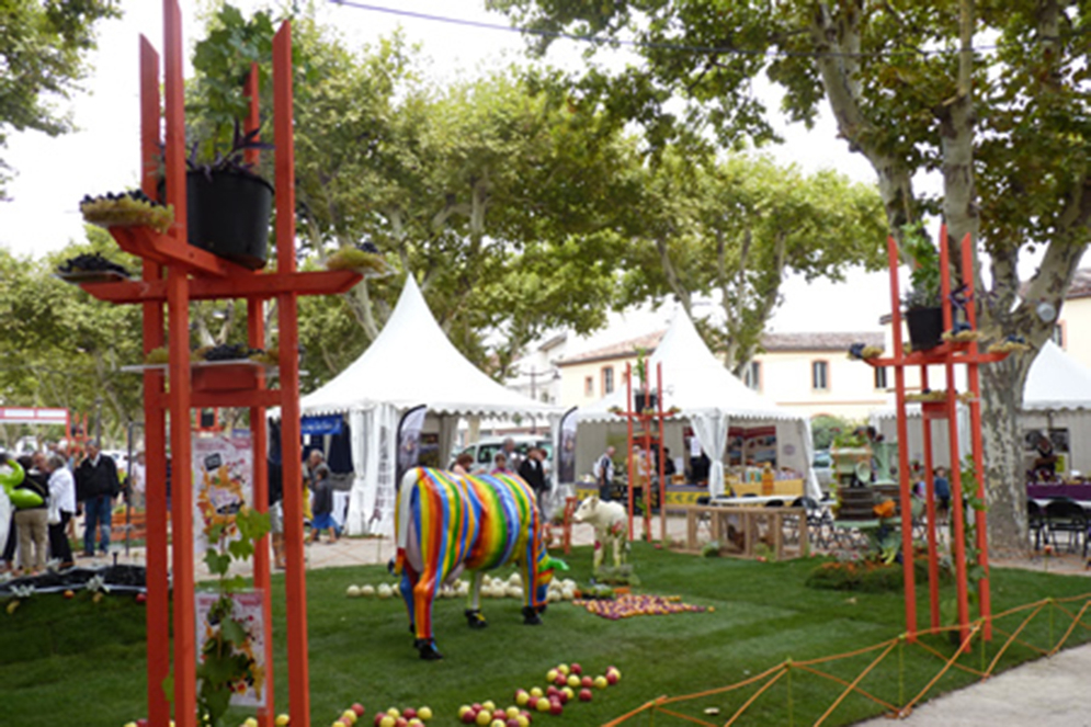 Montage Plancher pour Tente Silhouette, Château de Pennautier