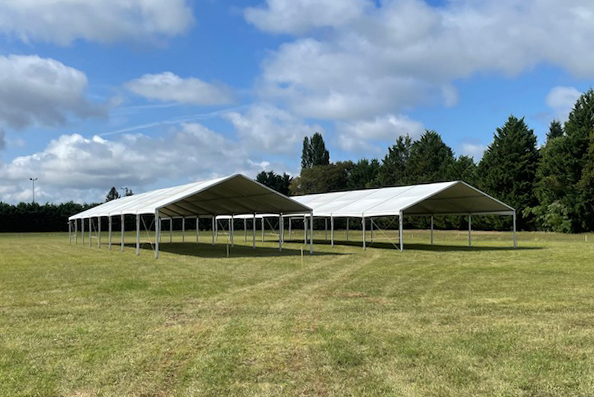 Montage Plancher pour Tente Silhouette, Château de Pennautier